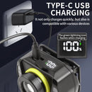 Bikight Smart Sensor USB Rechargeable LED Headlamp Zoom Headlight Fishing Accessories Work Light Camping Head Lamp Flashlight