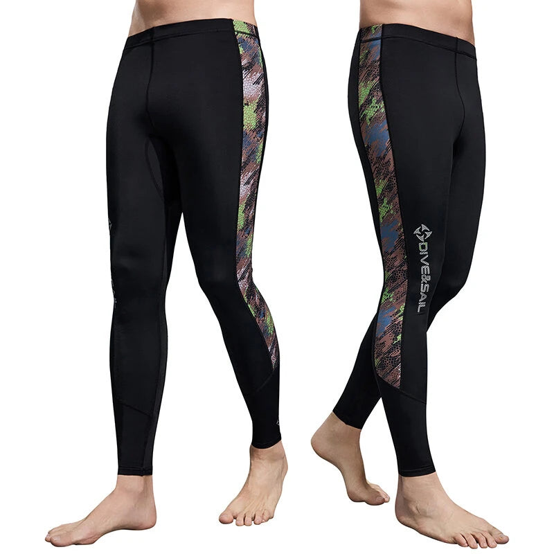 DIVE&SAIL Men's Diving Pants UFP50+ Sun Protection Quick-drying Breathable High Elastic Thin Snorkeling Trousers for Surfing Swimming