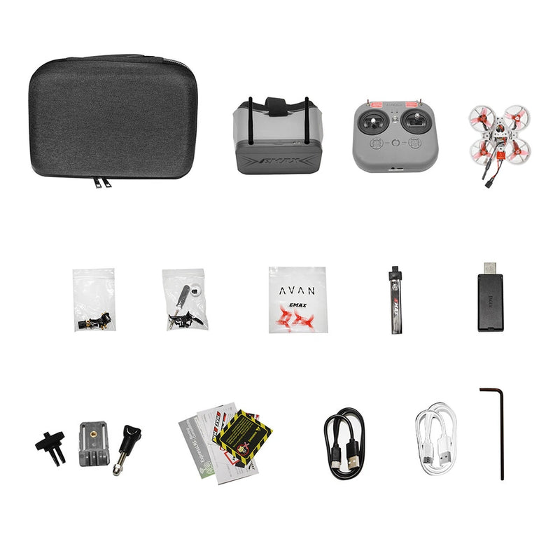 EMAX Tinyhawk Nanoscout 65mm 1S Whoop FPV Racing Drone BNF/RTF with 08015 22000KV Motor RunCam Nano 3 Camera