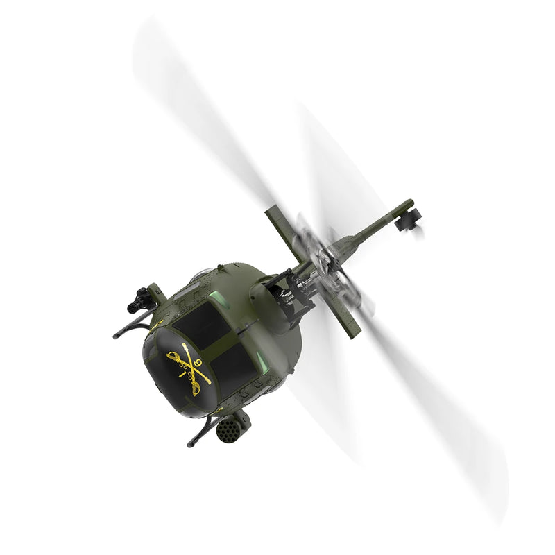 Eachine E190 PRO UH-1 2.4G 6CH 3D6G 1:34 Scale Huey Dual Brushless Motor Flybarless RC Helicopter Compatible with FUTABA S-FHSS