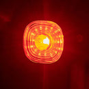 GIYO Bicycle Intelligent Brake Tail Light IP66 Waterproof 6 Light Modes Type-C High Brightness Bike Rear Light