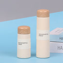 150/250ml Insulated Bottle Wood Grain Mini Cute Stainless Steel Thermos Cup Portable Pocket Vacuum Bottle Mini Coffee Mug with Tea Leak for Home Travel Outdoor