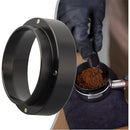 Universal Aluminum Coffee Dosing Ring for Espresso Machines 51/54/58MM Color Black Anti-Fly Powder Design Perfect for Accurate Dosing