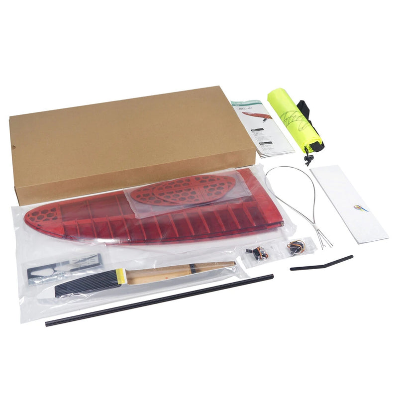 Dancing Wings Hobby FDCG12 1.2M Wingspan Windrunner Discus Launch Glider Balsa ARF F3K DLG RC Airplane KIT/KIT+Servo Combo