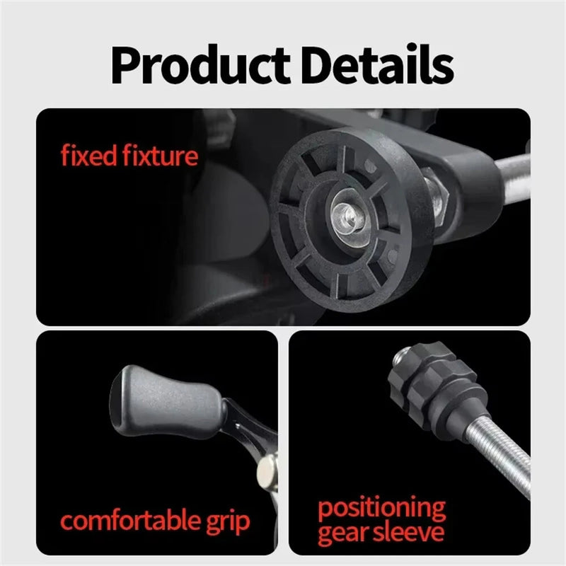 ZANLURE Fishing Reel Speed Ratio Winder Lightweight Labor-saving Antirust Spooler Line Winder Spinning Baitcasting Reel Fishing Tool