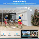 Guudgo 4K 4MP 8MP WiFi PTZ EU Camera Outdoors Dual Screen Human Detection Night Vision Two-way Audio IP66 Waterproof Support bluetooth/Wired CCTV Video Surveillance Camera