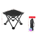 IPRee Portable Camping Folding Chair Footrest Compact Lightweight Travel Foot Rest Stool for Outdoor Park Lawn BBQ with Storage Bag