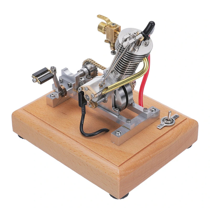 Banggood H09 Mini Hoglet CNC Single Cylinder 4-Stroke Gasoline Engine with Kick Starter for RC Scale Motorcycles