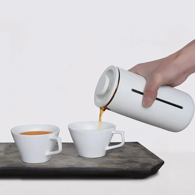 TIMEMORE U French Press Coffee Maker 450ML Hand Filter Coffee Maker Tea Maker French Thermal Glass Hand Filter Coffee Pot