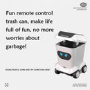 MSS Z6757 RTR 1/64 2.4G Mini RC Car Fun Remote Control Trash Can Garbage Can Robot LED Light 360  Rotation Desktop Vehicles Models Intelligent Creative Collection Toys