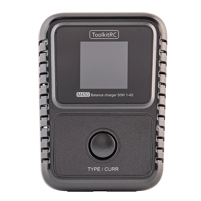 ToolkitRC M450 AC 50W 5A 200mA LiPo Charger for 2-4S LiPo/LiHv/ LiFe batteries