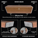 Newly Knife Sharpener Rolling Magnetic Knife Sharpener Kit Roller Edge Countertop Rolling Knife Sharpener Tool Two Sharpening Angles of 15 and 20 for Any Hardness Steel Makes Knife Sharpening