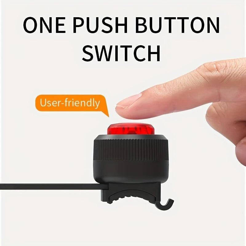 2023 New A08 Bike Taillight Red LED Super Brightness IPX5 Waterproof 3 Light Modes Bicycle Flashlight for Night Cycling