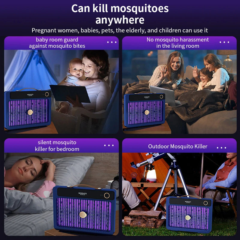 AGSIVO Plug-in 3000V High Power Electric Mosquito Bug Zapper Mosquito Killing Lamp for Indoor and Outdoor
