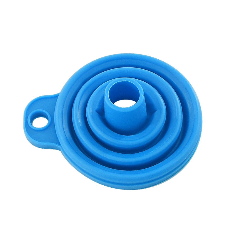 TWO TREES Collapsible Silicone Funnels and Stainless Steel Resin Filter Cups for Pouring Resin Back into Bottle