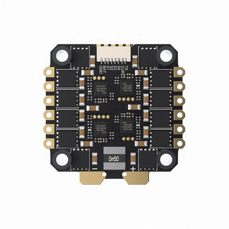 30.530.5mm GEPRC TAKER H743 BT Dual Gyro Flight Controller & 3-6S 50A 4in1 ESC 32Bit Stack for RC FPV Racing Drone