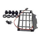 Upgraded Metal Luggage Rack with Light For MN82 1/12 RC Spare Parts