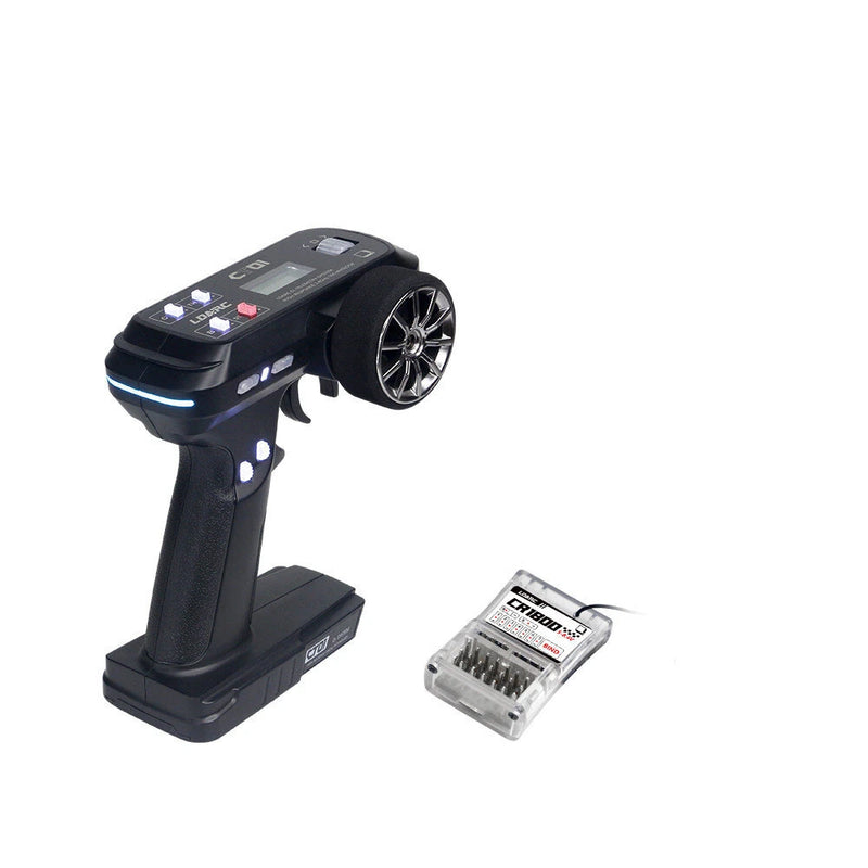 LDARC CT01 2.4G 8CH Transmitter Remote Controller LCD Optional Receiver Telemetry O Bidirectional for X43 X64 M58 1/43 1/58 1/64 RC Cars Boats Tanks Vehicles Models Spare Parts Accessories