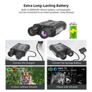 NV3280 Full-Color Night Vision Binoculars Digital Infrared Telescope with 10X Optical Zoom Large Screen Waterproof Outdoors Telescopes for Hunting