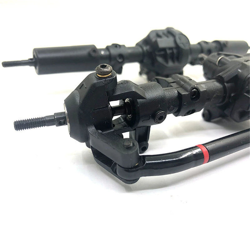 2PCS Front Rear Straight Bridge Axle for 1/10 RC Rock Crawler Axial SCX10 90046 AR44