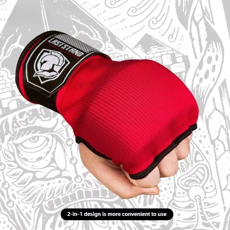 KALOAD 1 Pair Boxing Hand Wraps Inner Half Finger Gel Boxing Gloves With Long Wrist Strap for Men Women Karate Equipment Protective Gel