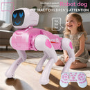 2.4GHz Remote Control Mechanical AI Intelligent Robot Dog Programming Interactive Toy Voice App Bluetooth Control for Children Gift