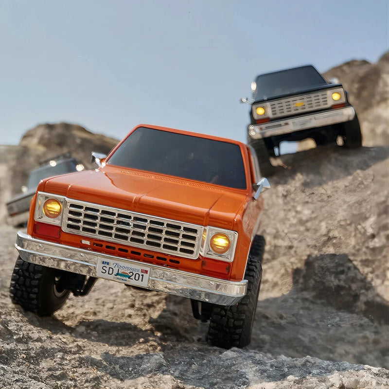 FMS FCX24 RTR for Chevrolet K5 Blazer 1/24 2.4G 4WD RC Car Mini Rock Crawler Off-Road Climbing Truck Vehicles LED Lights Models