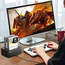 MAIWO K3082P 12-in-1 Hard Drive Docking Station SATA to USB 3.1 Gen2 Dual Bay Offline Clone Adapter with RJ45 SD/TF for 2.5/3.5" SSD HDD Case