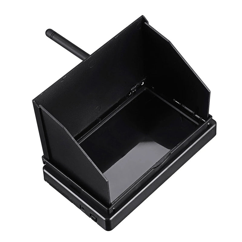 JINJIEAN 5.8G 48CH 4.3 Inch LCD 480x272 16:9 NTSC/PAL FPV Monitor Auto Search With OSD Build-in Battery for RC Drone