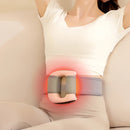 Fascia Massager Ring with Heat Compress 5 Speed Vibrating Massage for Neck Back Waist Leg Portable Handheld Muscle Massage Tool Type-C Fast Charging