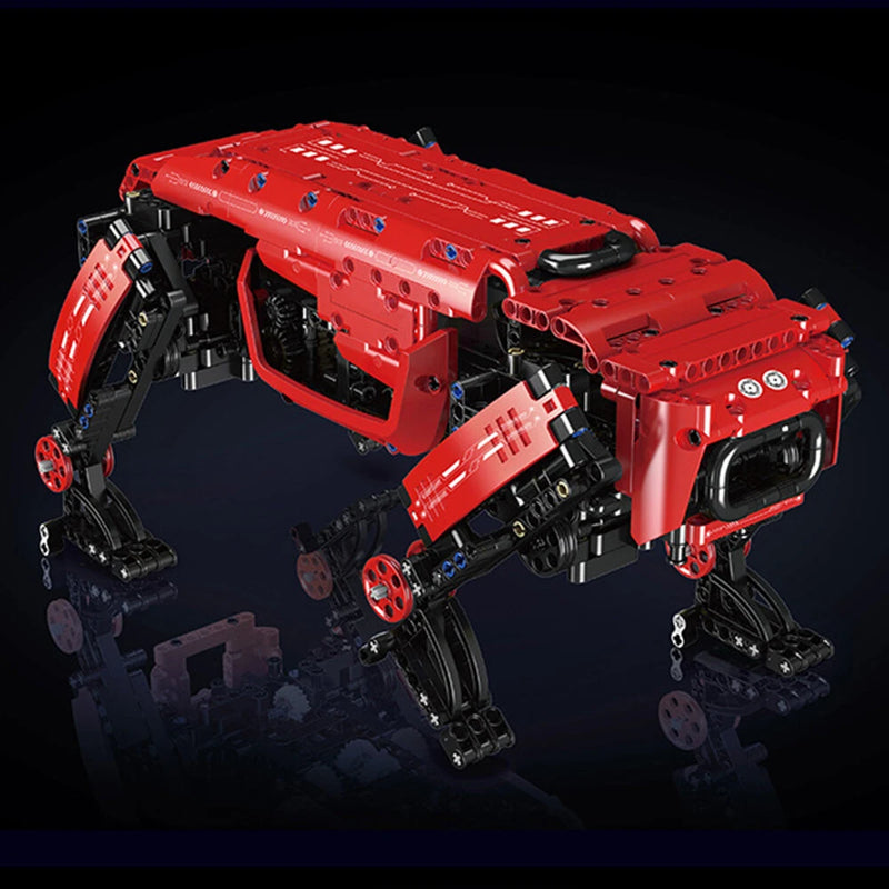 Mould King 15075 / 15067 Technical RC Programmable Robot Building Block Motorized AlphaDog Model Brick Assembly Kit 921pcs Kids Gift