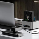 Blueendless HD07A Dual Bay External Hard Drive Dock USB3.0 High Speed for 2.5/3.5-Inch Hard Drives Offline Cloning Data Backup Up to 40TB Capacity Plug and Play Mobile HDD Dock