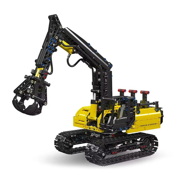 Mould King 17077 Technical Car Toys The RC Hydraulic Log Grapple Building Block Enginerring Truck Brick Set Kids Christmas Gift