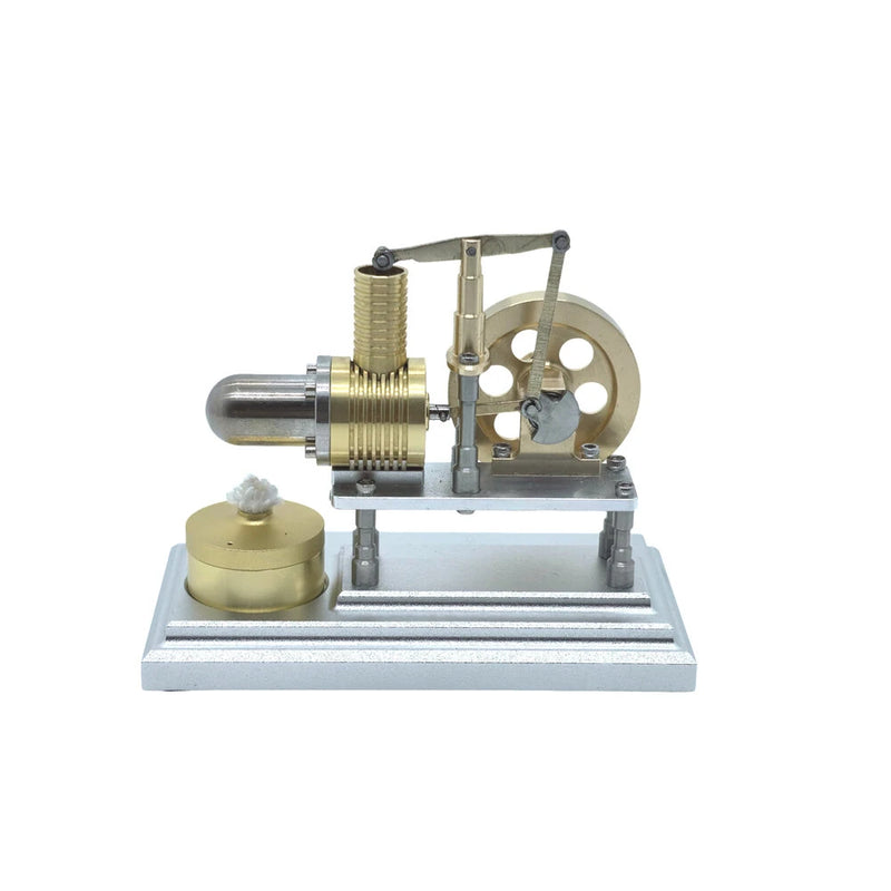 J06H Bee Series Mini Horizontal Stirling Engine Model Physics Science Experiments for Children