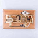 OKMO M16C Air-cooled Single Cylinder 4-strokes Mini Vertical Gasoline Speed-controlled IC Engine Model with Water Vane Pump Science Discovery Education Desktop Decorations Collection Toys