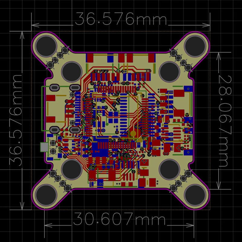 20x20mm / 30.5x30.5mm FlyingRC F420 MK1 F405 Flight Controller 2-6S 42688P 5V 9V BEC Output Support Betaflight / INAV / Ardupilot for 2-12 Inch RC FPV Racing Drone