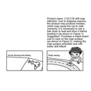 LDRC A86 A86P 1802 1/18 1/24 Drift RC Car Parts 2X3.5m Race Track Map Table Scene Mat Vehicles Model Parts LA0050