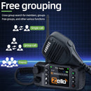 ABBREE GP-8900 Plus 4G Car Radio Dual-SIM Unlimited Distance Zello Android 5.1 POC Radio Clear Sound Large Color Screen