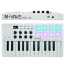 M-VAVE 25 Key MIDI Keyboard Controller 25 Velocitys-sensitive Keys 8 RGB Pads 8 Knobs Touch Strips Compatible