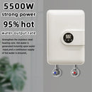 Tevorex 5500W 220V  Instant Water Heater with Shower Head Portable Electric Heater with LED Touch  Screen for Bathroom & Home