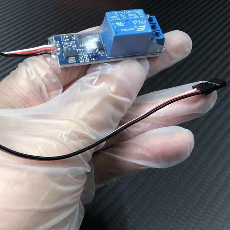 RJX Hobby RC PWM Electronic Relay Switch Navigation Lights Controller Universal K1 Power On-off Switches For Airplane DIY Model