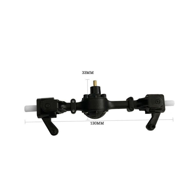 2PCS Front Rear Bridge Axle W/ Metal Gear for WPL B14 B24 C14 C24 Fayee FY001 FY002 Rc Car Parts