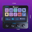 MiraBox MBox N4 Stream Deck with 10 LCD Buttons and 4 Rotary Knobs Live Streaming Controller Touch Screen Customizable Macros Mini Keypad Custom Stream Dock