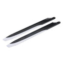 1pair PUDU 350mm Carbon Fiber Main Rotor Blade Propeller For RC Helicopter