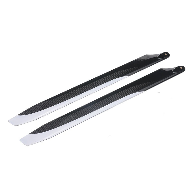 1pair PUDU 350mm Carbon Fiber Main Rotor Blade Propeller For RC Helicopter