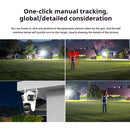 8MP 3 Lens Full HD WIFI IP Camera 8x Zoom 3 Screens Preview IP66 Waterproof Night Vision Two-Way Audio WiFi bluetooth SD Card Cloud Storage