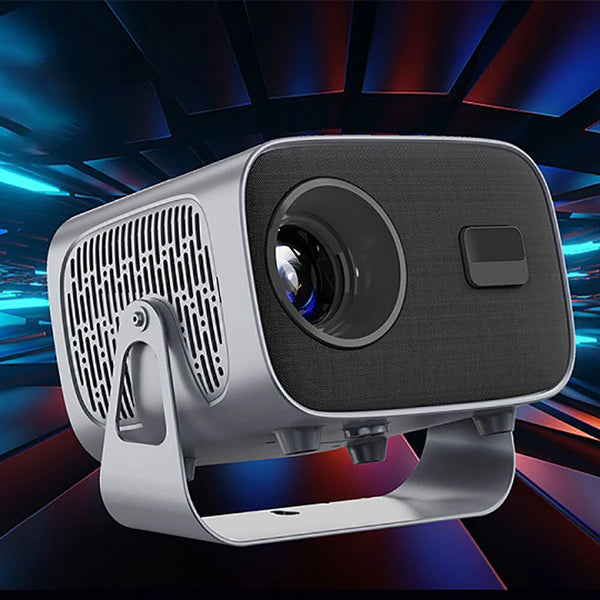 HY310 Mini LED Projector Android 11.0 OS Electric Focus 1080P Supported Dual-5G-WIFI 390 Ansi Lumens 160Inch Giant Screen Outdoor Movie Portable Theater