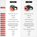 ROCKBROS Q5 Mini Smart Auto Bike Taillight Vibration Sensing Light Sensitivity Brake Rear Light IPx6 Waterproof Type-C Charging Bicycle Lump for MTB Road Night Cycling