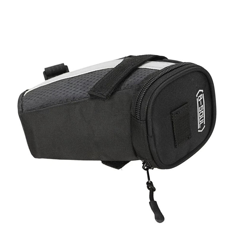 B-Soul 1L Bicycle Bag Large Capacity Nylon Fabric Ultralight Waterproof Bicycle Seat Tail Bags for Electric Bike Mountain Bike Road Bike