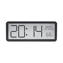 LCD Screen Digital Wall Clock Time Temperature Humidity Time Display Electronic Clock Desktop Digital Clock Battery Powered